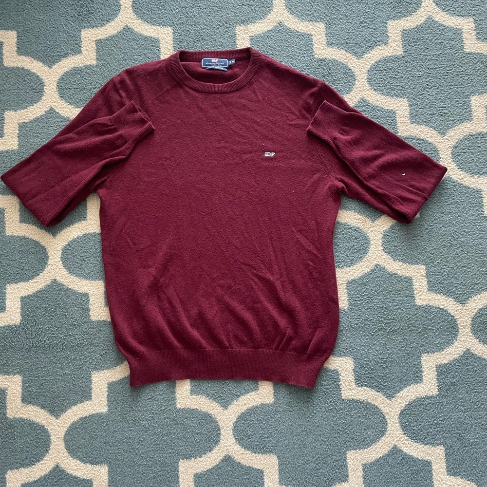 Vineyard Vines Cashmere Sweater Red